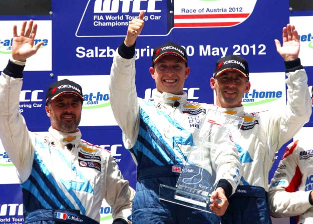 WTCC Salzburgring 2012, RML Chevrolet Cruzes, Muller, Huff, Menu