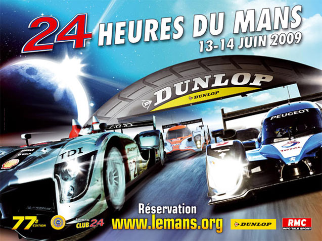 Official ACO Poster for Le Mans 2009
