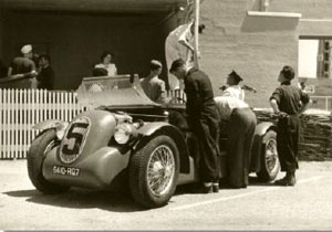 Delletrez at Le Mans in 1949