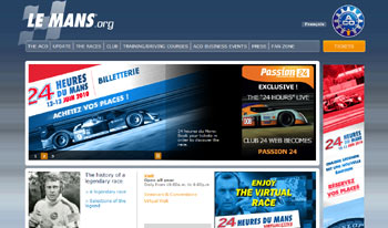 The new website at www.lemans.org