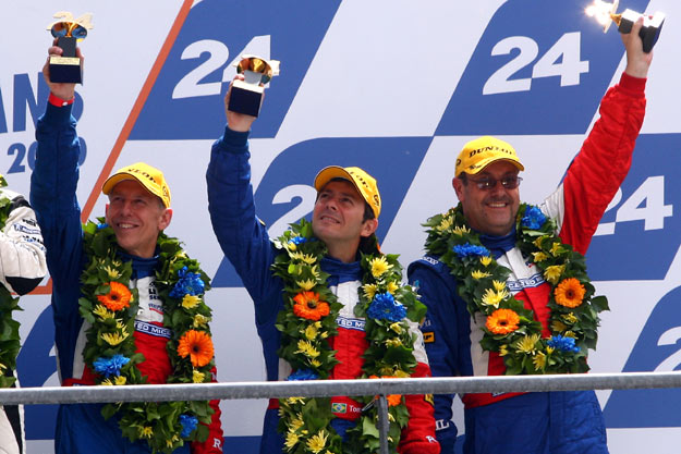 RML AD Group at Le Mans 2010. On the Podium. Photo: David Lord