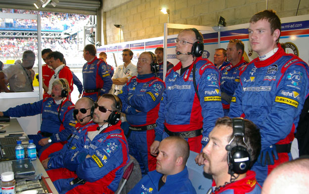 RML AD Group at Le Mans 2010. The final minutes. Photo: Marcus Potts