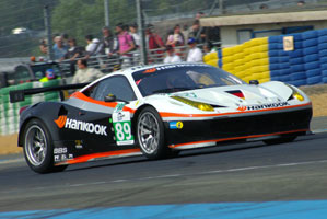 Hankook Ferrari, quickest in GTE-Pro during the morning session. Photo: Marcus Potts