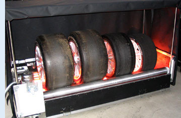 RML’s Infra-Red Tyre Heating System